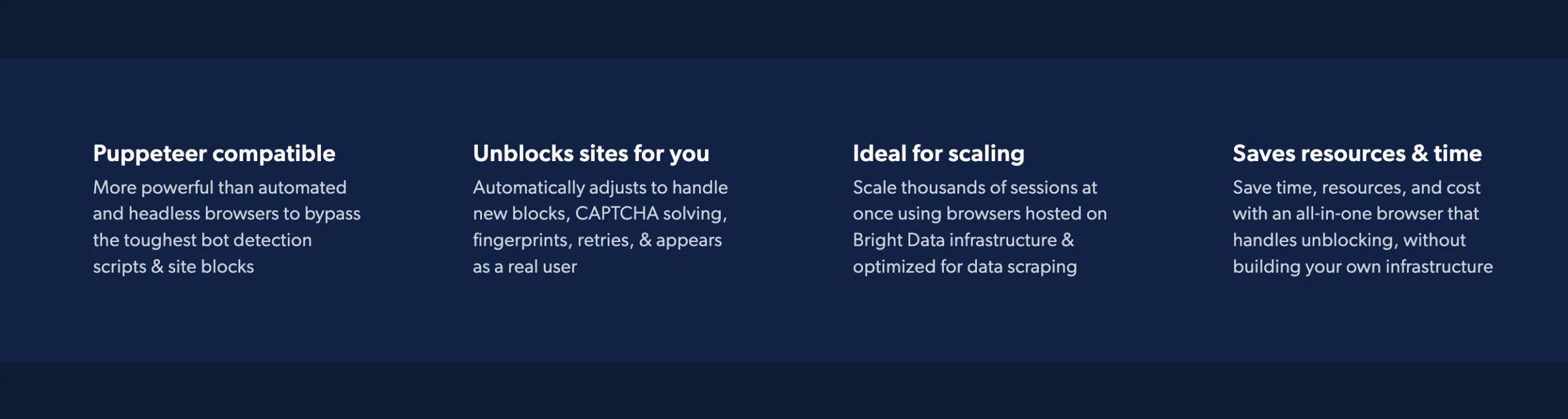 ميزات Brightdata