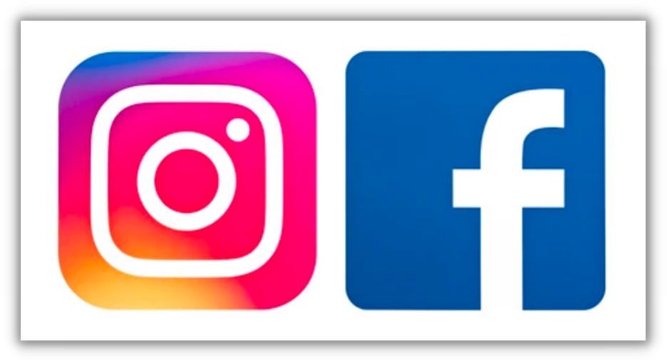 logo facebook dan instagram berdampingan