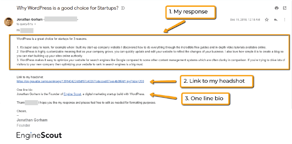 E-Mail-Antwortmuster