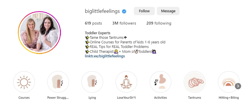 biglittlefeelings 幼儿专家 instagram