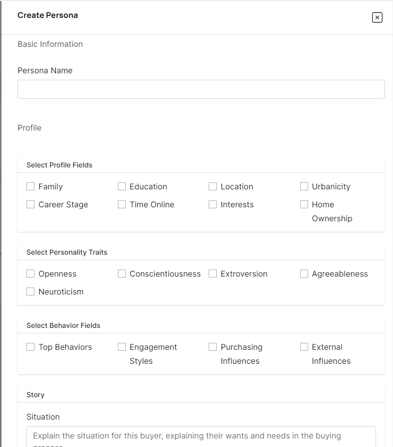 WriterAccess Buyer Persona Builder