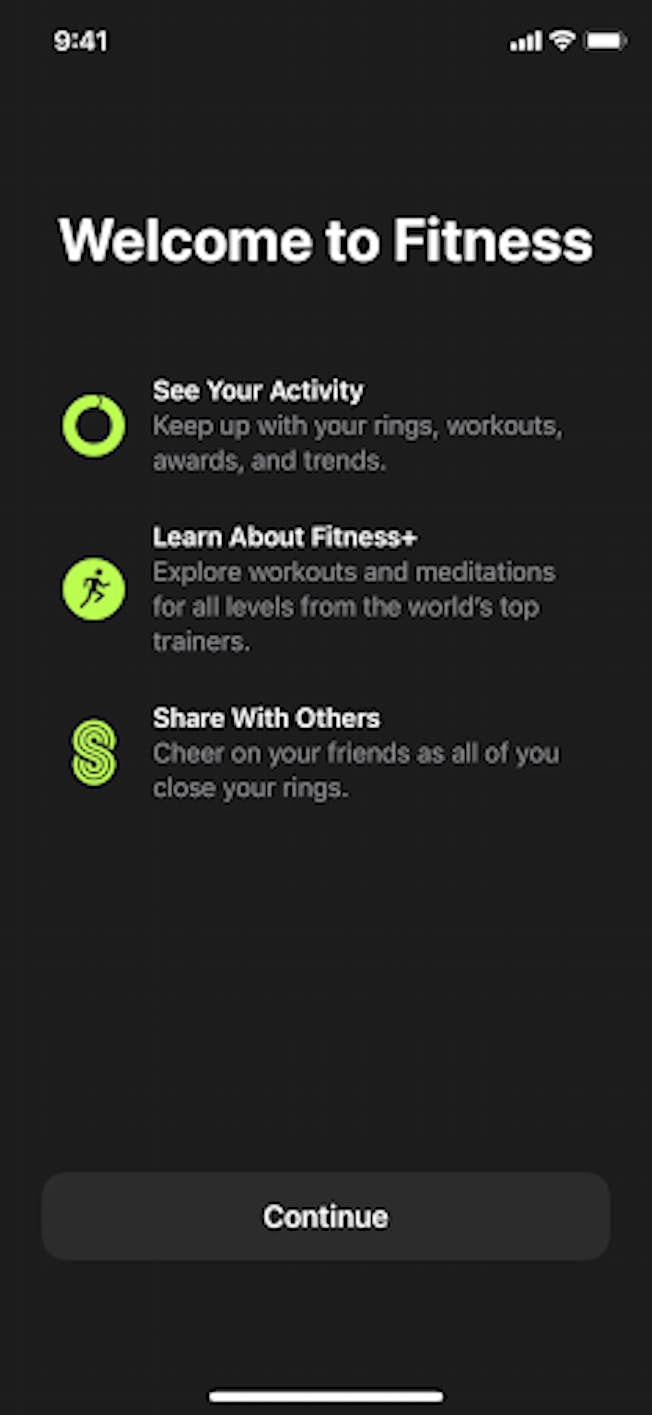 来自 Apple Fitness 的示例