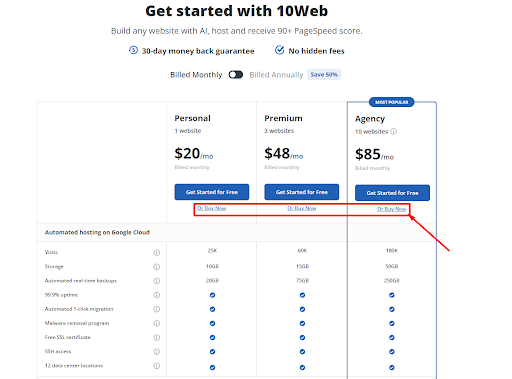 10Web의 AI 웹사이트 빌더 검토 및 3으로 시작하는 방법