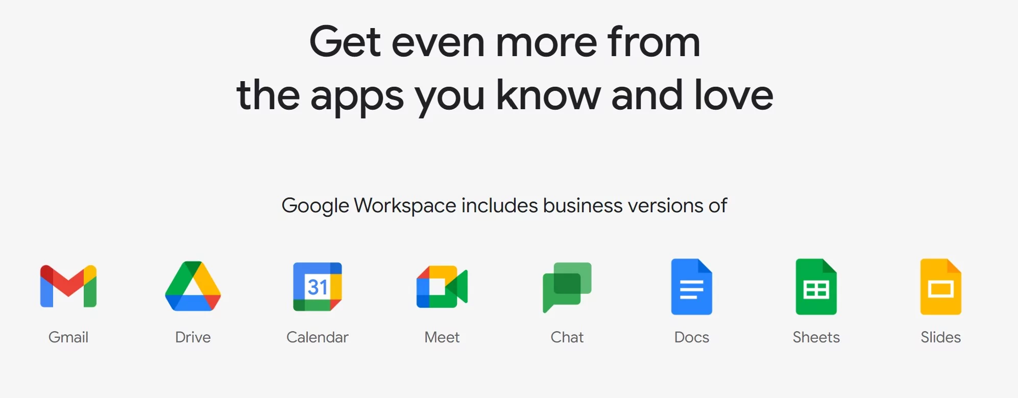 Aplikacje Google Workspace