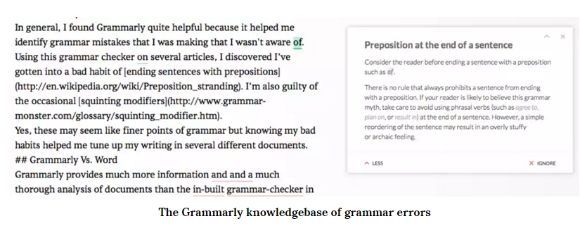 Grammaire autres fonctionnalités