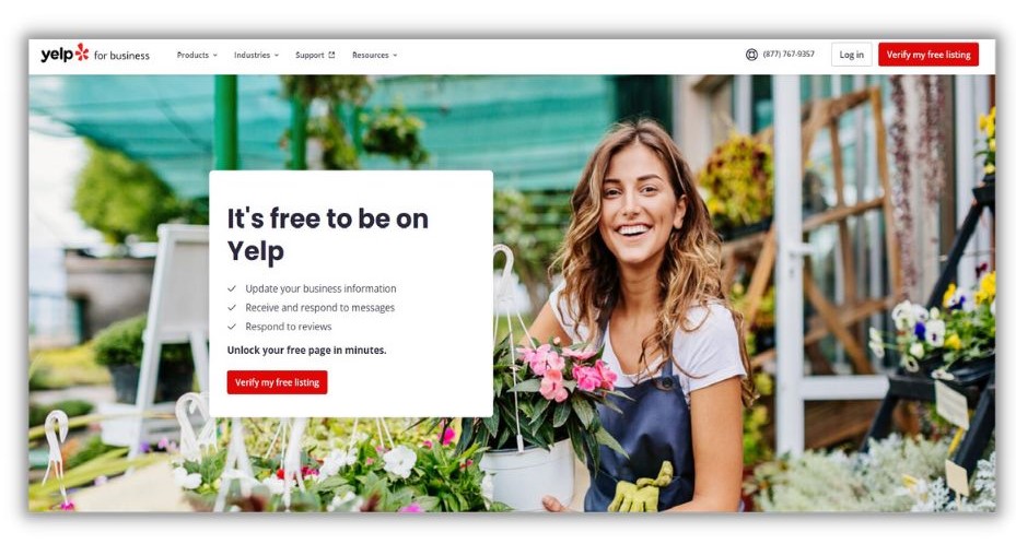 إدارة القوائم المحلية - الصفحة المقصودة Yelp for Business