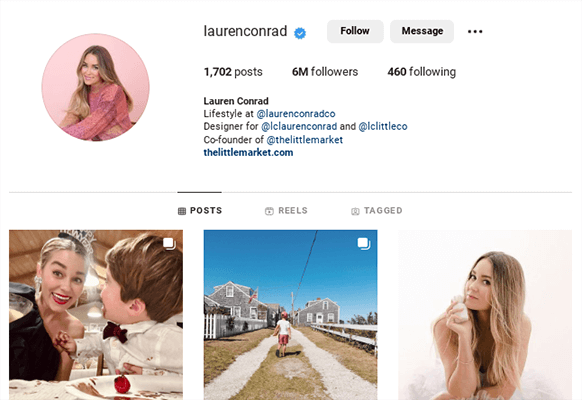 compte instagram lauren conrad