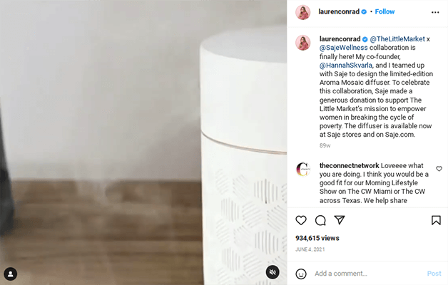 lancement de produit lauren conrad