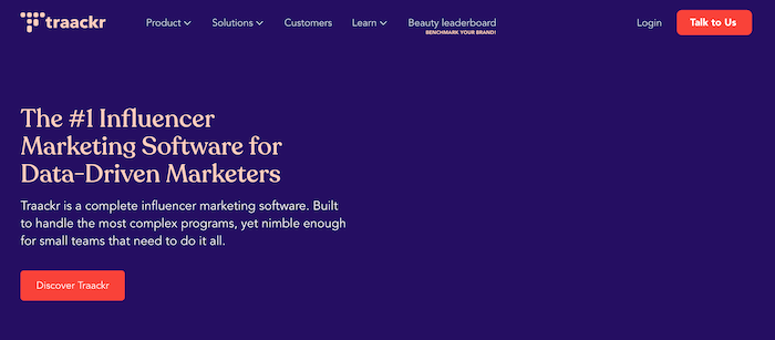 Traackr Influencer Marketing Software