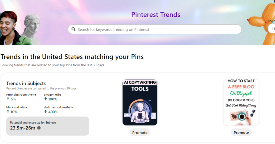 tendances pinterest