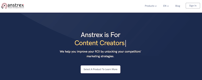 Anstrex Ad Intelligence