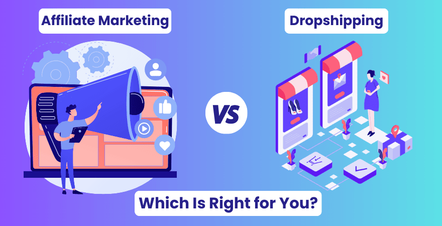 marketing afiliacyjny vs dropshipping