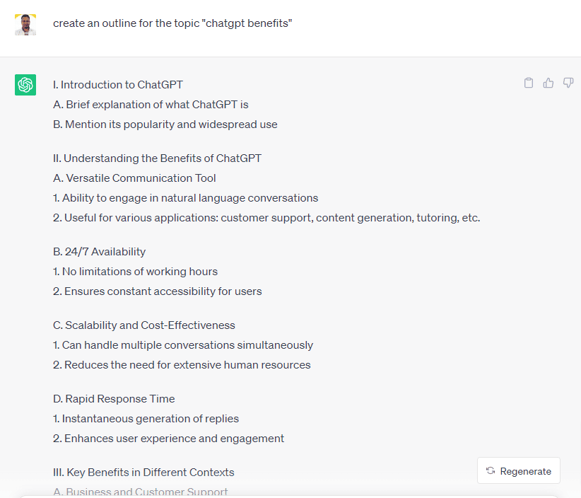 Inhaltserstellung mit chatpgt