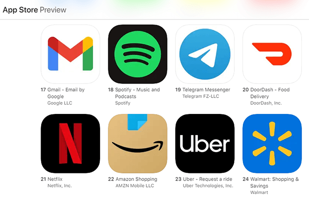 App Store Top kostenlose Apps Amazon Shopping