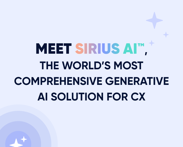 Встречайте Sirius AI, самое комплексное в мире решение на основе генеративного искусственного интеллекта для улучшения качества обслуживания клиентов.