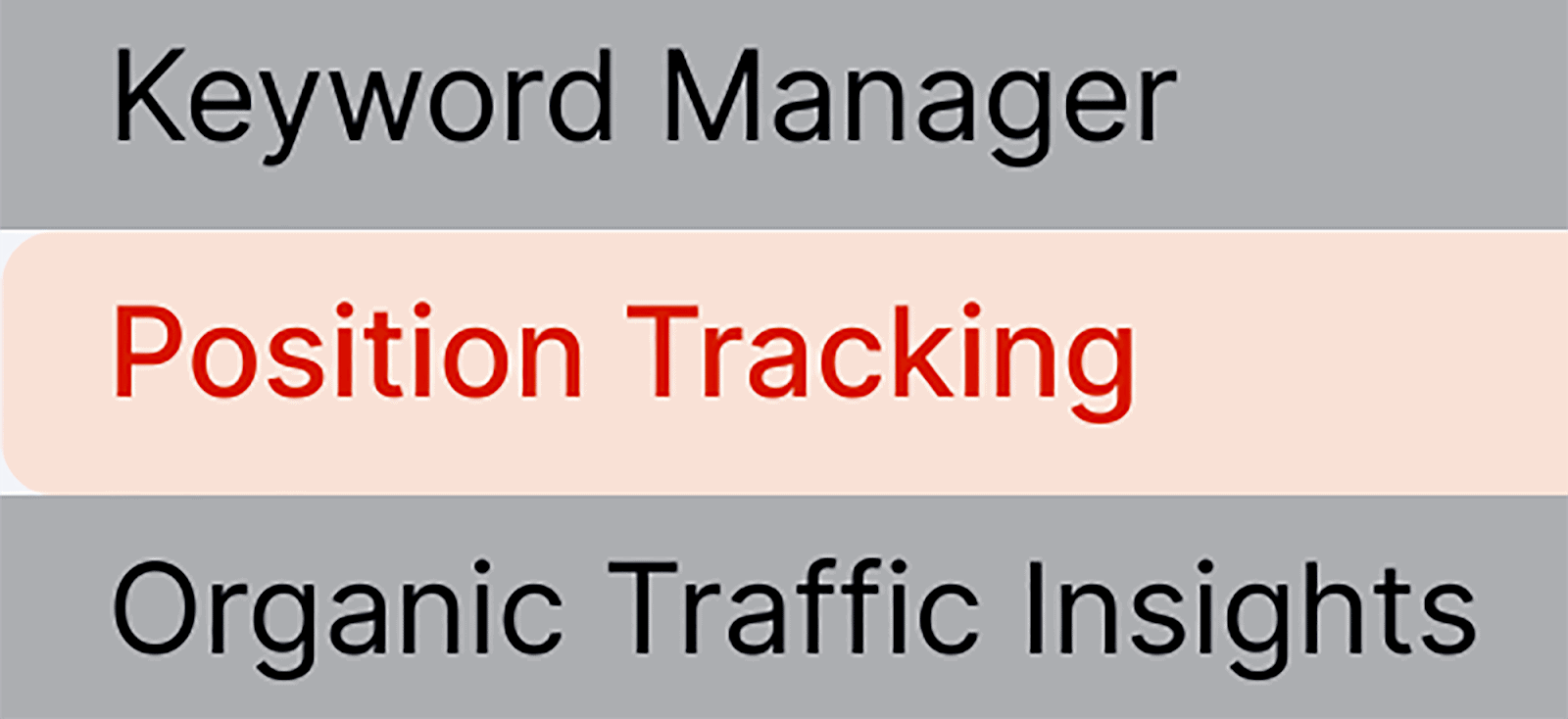 Position Tracking on SEMrush