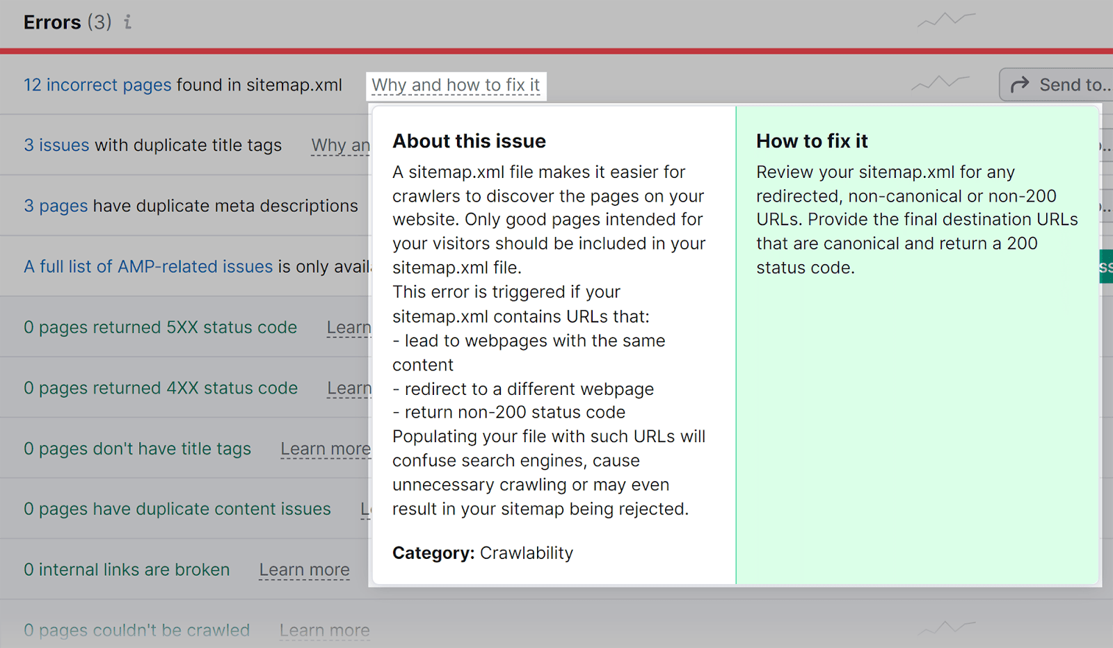 How to fix technical SEO issues