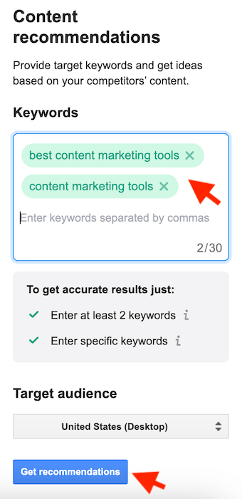 SWA Content Recommendations