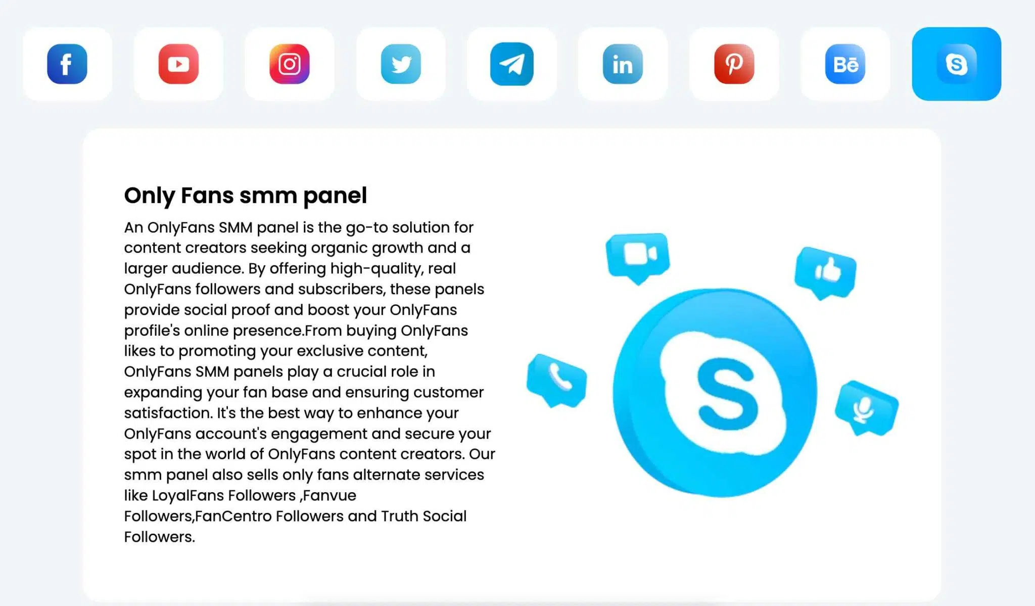 OnlyFans SMM panel