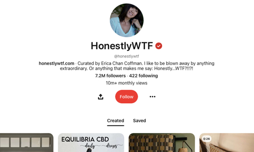 HonestlyWTF's Pinterest page