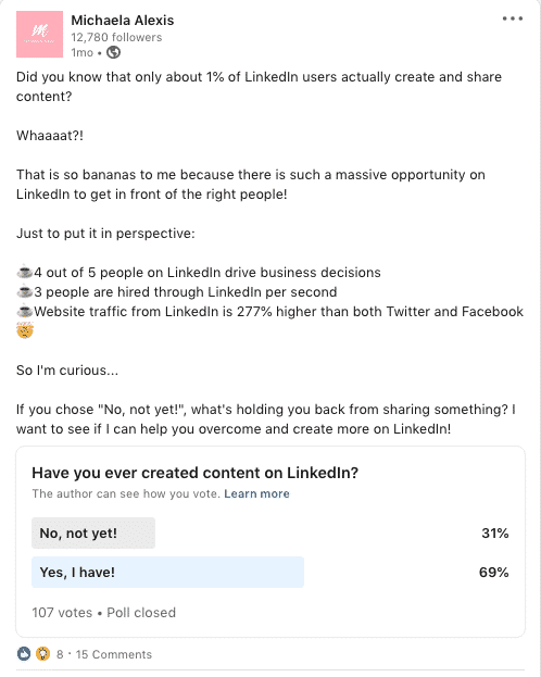 linkedin 問題範例