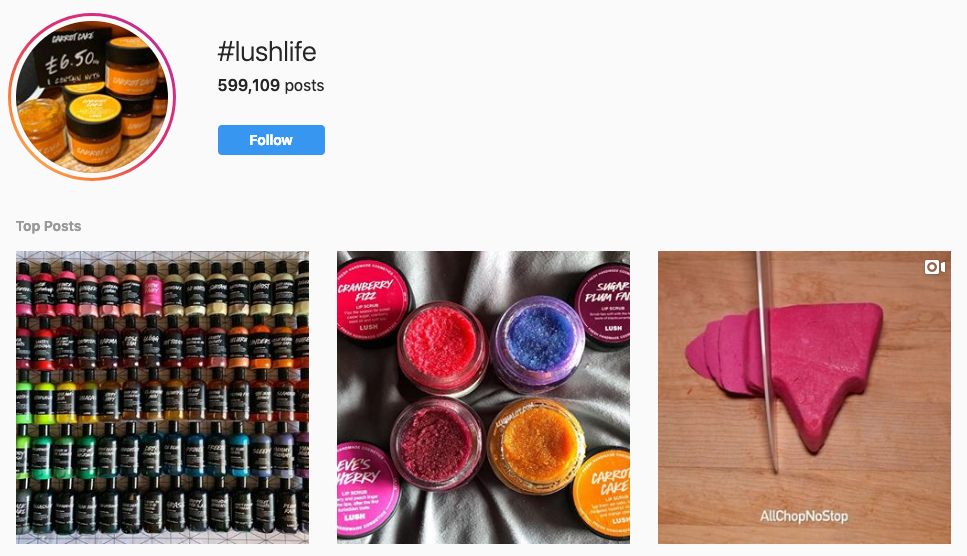 Lush Cosmetics'in "#LushLife" kampanyası