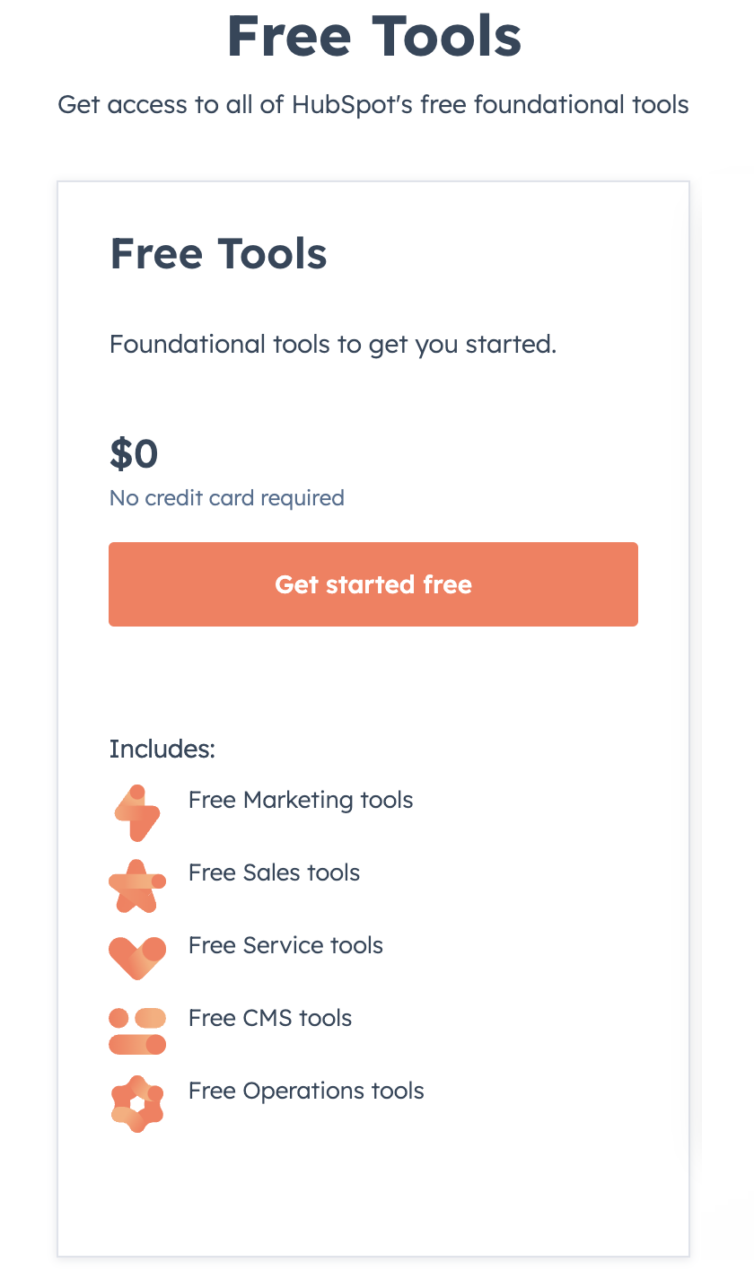 HubSpot의 무료 도구