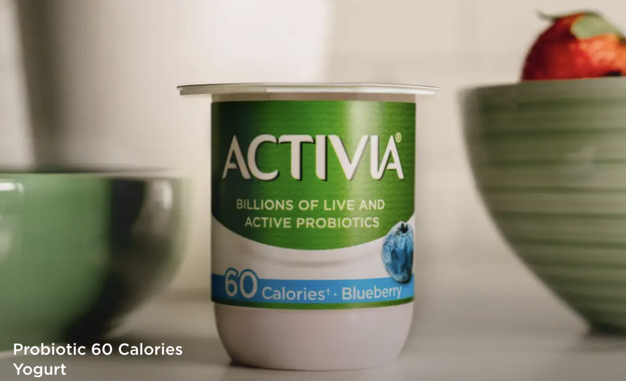 Activia probiotic yogurt