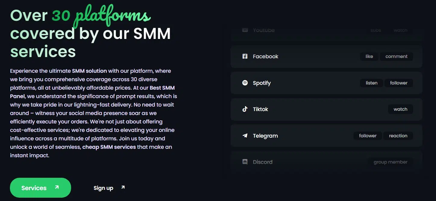 SMMPanelServer Services