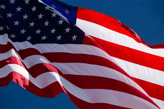 Image of the American flag.