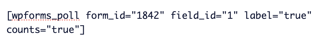 ショートコード投票 wpforms