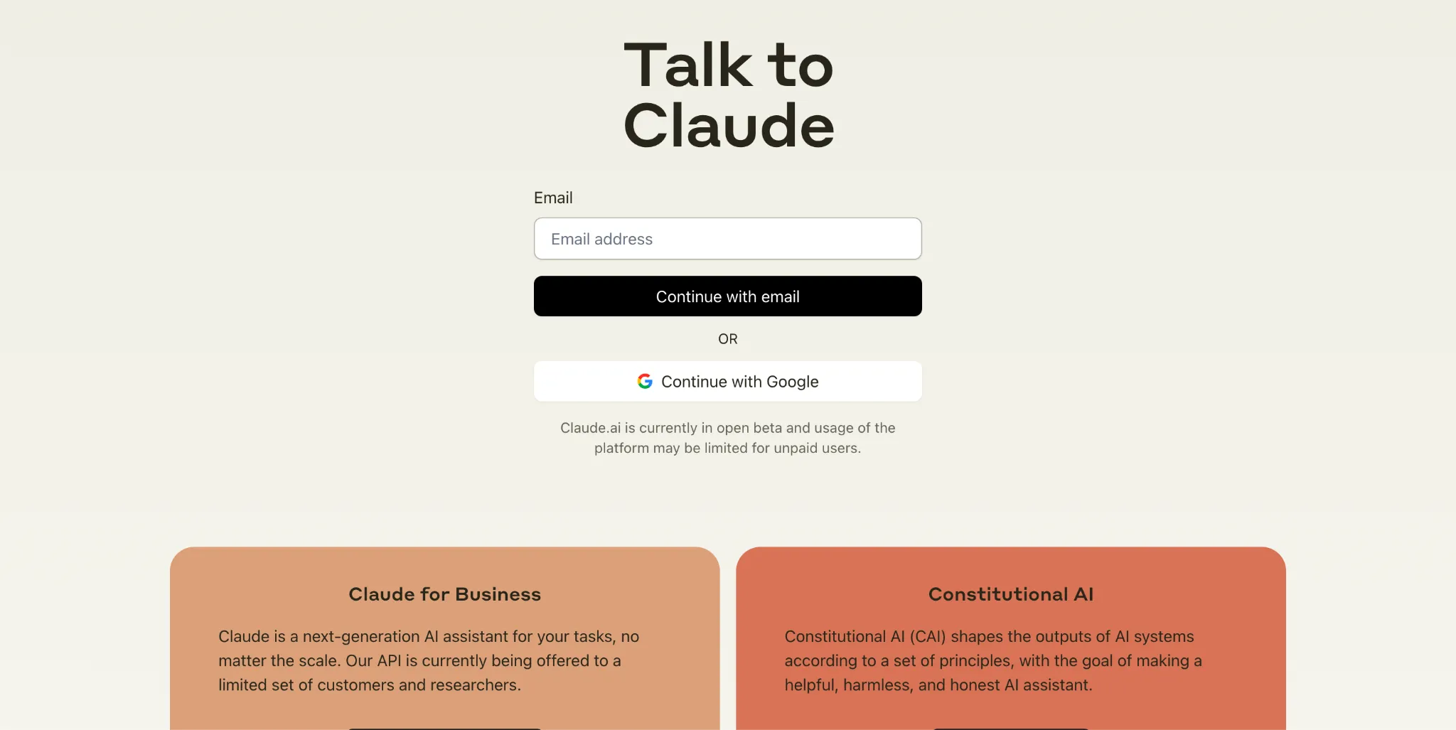 Visit claude website