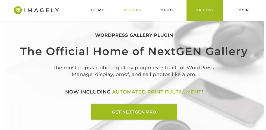 Galería NextGEN: complementos de WordPress para fotógrafos